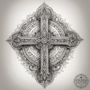 Tattoo sketch узор в виде города, artistic ta... - эскиз тату (№1757598824_0, 11.09.2025 13:53) — tattoo-photo.ru