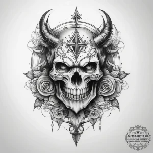 Tattoo sketch blessed fable - эскиз тату (№1757599795_0, 11.09.2025 14:09) — tattoo-photo.ru