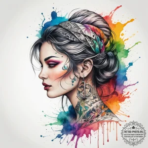Tattoo sketch spiritual person, tattoo line a... - эскиз тату (№1757601734_0, 11.09.2025 14:42) — tattoo-photo.ru