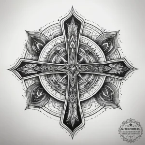 Tattoo sketch cosmic legend, tattoo flash she... - эскиз тату (№1757604258_0, 11.09.2025 15:24) — tattoo-photo.ru