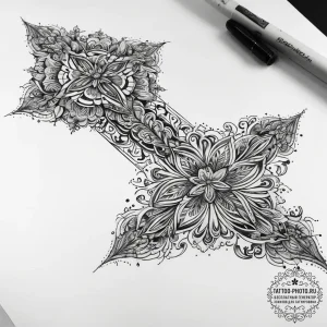 Tattoo sketch foot, tattoo line art, detailed... - эскиз тату (№1757604646_0, 11.09.2025 15:30) — tattoo-photo.ru