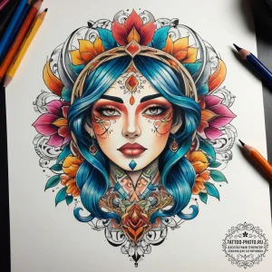 Tattoo sketch passion, tattoo flash sheet des... - эскиз тату (№1757609671_0, 11.09.2025 16:54) — tattoo-photo.ru