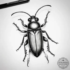 Tattoo sketch blister beetle, tattoo line art... - эскиз тату (№1757615066_0, 11.09.2025 18:24) — tattoo-photo.ru