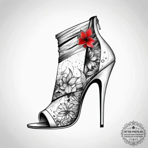 Tattoo sketch high heel tattoo, tattoo sketch... - эскиз тату (№1757616992_0, 11.09.2025 18:56) — tattoo-photo.ru