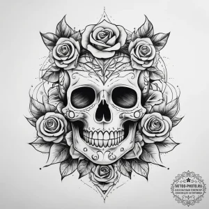 Tattoo sketch cosmic being, ink illustration... - эскиз тату (№1757619503_0, 11.09.2025 19:38) — tattoo-photo.ru