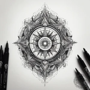 Tattoo sketch magical portal, artistic tattoo... - эскиз тату (№1757620272_0, 11.09.2025 19:51) — tattoo-photo.ru