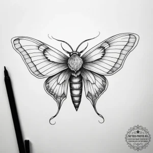 Tattoo sketch io moth, concept art for tattoo... - эскиз тату (№1757620852_0, 11.09.2025 20:00) — tattoo-photo.ru