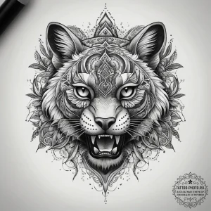 Tattoo sketch hidden, concept art for tattoo,... - эскиз тату (№1757624521_0, 11.09.2025 21:02) — tattoo-photo.ru