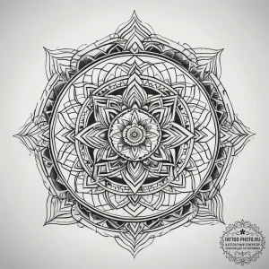 Tattoo sketch sacred space, tattoo flash shee... - эскиз тату (№1757633869_0, 11.09.2025 23:37) — tattoo-photo.ru