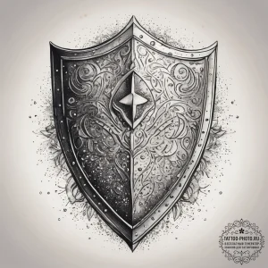 Tattoo sketch shield, tattoo sketch design, o... - эскиз тату (№1757636401_0, 12.09.2025 00:20) — tattoo-photo.ru