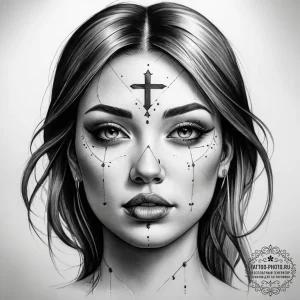 Tattoo sketch emotion, tattoo sketch design,... - эскиз тату (№1757639894_0, 12.09.2025 01:18) — tattoo-photo.ru