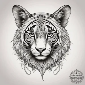 Tattoo sketch cute animal tattoo, tattoo line... - эскиз тату (№1757640674_0, 12.09.2025 01:31) — tattoo-photo.ru