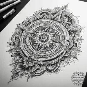 Tattoo sketch blessed universe, tattoo line a... - эскиз тату (№1757640870_0, 12.09.2025 01:34) — tattoo-photo.ru