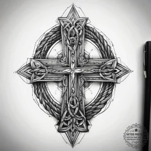 Tattoo sketch rope, tattoo line art, sketch t... - эскиз тату (№1757641259_0, 12.09.2025 01:40) — tattoo-photo.ru