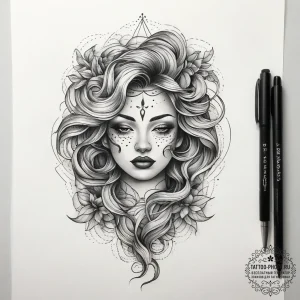 Tattoo sketch wave tattoo, tattoo line art, d... - эскиз тату (№1757646714_0, 12.09.2025 03:11) — tattoo-photo.ru