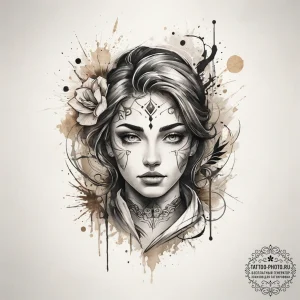 Tattoo sketch martin, concept art for tattoo,... - эскиз тату (№1757650597_0, 12.09.2025 04:16) — tattoo-photo.ru