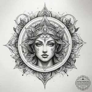 Tattoo sketch spiritual domain, tattoo flash... - эскиз тату (№1757651568_0, 12.09.2025 04:32) — tattoo-photo.ru