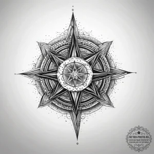 Tattoo sketch cosmic entity, tattoo sketch de... - эскиз тату (№1757653522_0, 12.09.2025 05:05) — tattoo-photo.ru