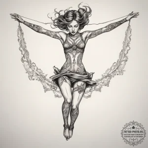 Tattoo sketch bungee jumping person jumping,... - эскиз тату (№1757655868_0, 12.09.2025 05:44) — tattoo-photo.ru