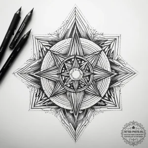 Tattoo sketch cosmic entity, concept art for... - эскиз тату (№1757659182_0, 12.09.2025 06:39) — tattoo-photo.ru