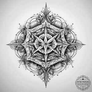 Tattoo sketch elemental core, artistic tattoo... - эскиз тату (№1757661903_0, 12.09.2025 07:25) — tattoo-photo.ru
