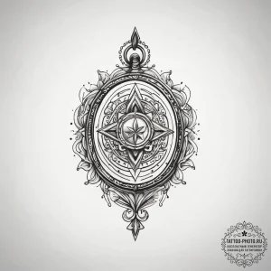 Tattoo sketch locket photo, tattoo sketch des... - эскиз тату (№1757662686_0, 12.09.2025 07:38) — tattoo-photo.ru