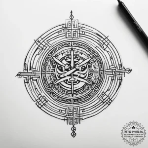 Tattoo sketch chinese calligraphy symbol, tat... - эскиз тату (№1757663464_0, 12.09.2025 07:51) — tattoo-photo.ru