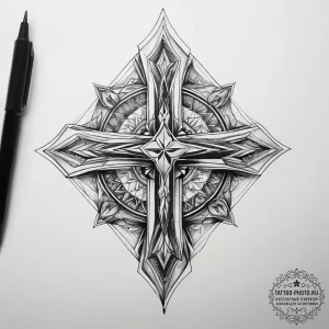 Tattoo sketch diamond, artistic tattoo sketch... - эскиз тату (№1757663853_0, 12.09.2025 07:57) — tattoo-photo.ru