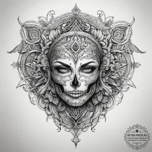 Tattoo sketch rogue, concept art for tattoo,... - эскиз тату (№1757665022_0, 12.09.2025 08:17) — tattoo-photo.ru