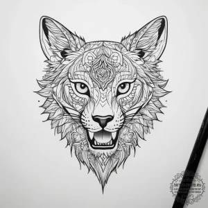Tattoo sketch череп с астронавтом, tattoo fla... - эскиз тату (№1757666193_0, 12.09.2025 08:36) — tattoo-photo.ru