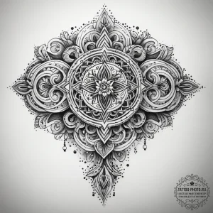 Tattoo sketch key, artistic tattoo sketch, do... - эскиз тату (№1757668925_0, 12.09.2025 09:22) — tattoo-photo.ru