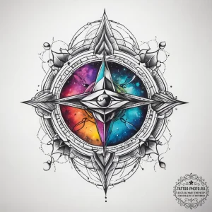 Tattoo sketch cosmic kingdom, tattoo drawing... - эскиз тату (№1757671065_0, 12.09.2025 09:57) — tattoo-photo.ru