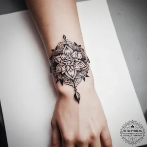 Tattoo sketch dainty bracelet tattoo - эскиз тату (№1757678271_0, 12.09.2025 11:57) — tattoo-photo.ru