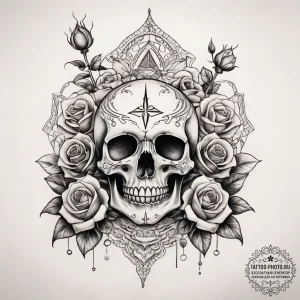 Tattoo sketch fantasy landscape, tattoo line... - эскиз тату (№1757691119_0, 12.09.2025 15:31) — tattoo-photo.ru