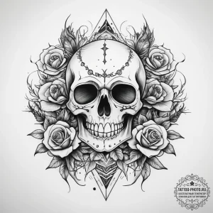 Tattoo sketch harvest mite, concept art for t... - эскиз тату (№1757691507_0, 12.09.2025 15:38) — tattoo-photo.ru