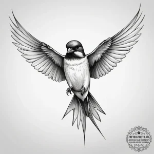 Tattoo sketch cave swallow, tattoo sketch des... - эскиз тату (№1757691896_0, 12.09.2025 15:44) — tattoo-photo.ru
