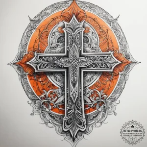 Tattoo sketch orange, tattoo sketch design, b... - эскиз тату (№1757693645_0, 12.09.2025 16:14) — tattoo-photo.ru