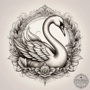 Tattoo sketch swan tattoo, tattoo flash sheet... - эскиз тату (№1757696763_0, 12.09.2025 17:06) — tattoo-photo.ru