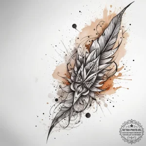Tattoo sketch leg, tattoo line art, soft whip... - эскиз тату (№1757697733_0, 12.09.2025 17:22) — tattoo-photo.ru