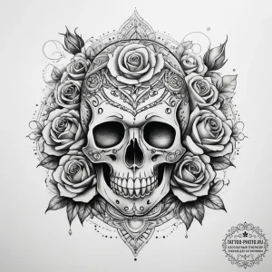 Tattoo sketch cosmic land, tattoo sketch desi... - эскиз тату (№1757707403_0, 12.09.2025 20:03) — tattoo-photo.ru