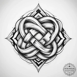Tattoo sketch knot, tattoo drawing outline, o... - эскиз тату (№1757707985_0, 12.09.2025 20:13) — tattoo-photo.ru