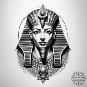 Tattoo sketch egyptian god seth - эскиз тату (№1757713887_0, 12.09.2025 21:51) — tattoo-photo.ru