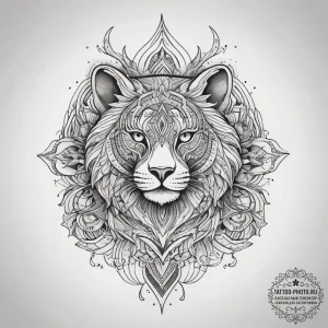 Tattoo sketch узор в виде свитков, tattoo ske... - эскиз тату (№1757720766_0, 12.09.2025 23:46) — tattoo-photo.ru