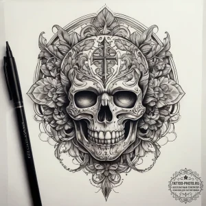 Tattoo sketch brain, artistic tattoo sketch,... - эскиз тату (№1757725751_0, 13.09.2025 01:09) — tattoo-photo.ru
