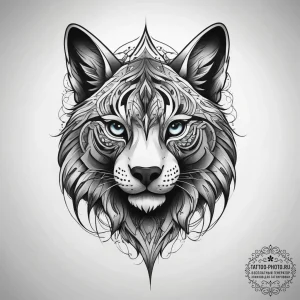 Tattoo sketch a symbolic animal, tattoo flash... - эскиз тату (№1757725954_0, 13.09.2025 01:12) — tattoo-photo.ru