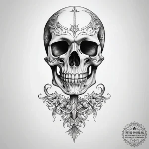 Tattoo sketch bone - эскиз тату (№1757733250_0, 13.09.2025 03:14) — tattoo-photo.ru