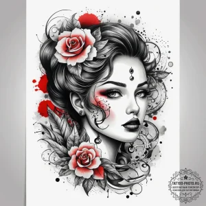 Tattoo sketch pearl, tattoo sketch design, on... - эскиз тату (№1757736408_0, 13.09.2025 04:06) — tattoo-photo.ru