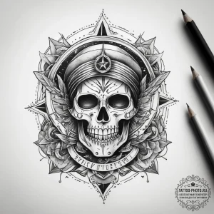 Tattoo sketch cosmic identity, tattoo line ar... - эскиз тату (№1757742486_0, 13.09.2025 05:48) — tattoo-photo.ru