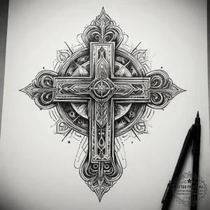 Tattoo sketch dark, ink illustration for tatt... - эскиз тату (№1757747399_0, 13.09.2025 07:09) — tattoo-photo.ru