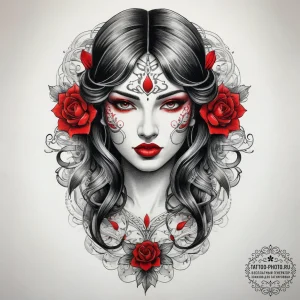 Tattoo sketch mood, artistic tattoo sketch, s... - эскиз тату (№1757749769_0, 13.09.2025 07:49) — tattoo-photo.ru